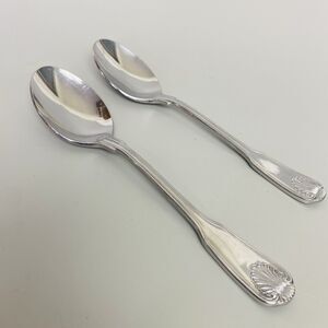 Supreme Cutlery by Towle Japan Stainless Steel Tablespoon Shell Pattern Set of 2